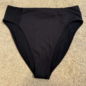 Old Navy high-waisted ribbed bathing suit bottoms